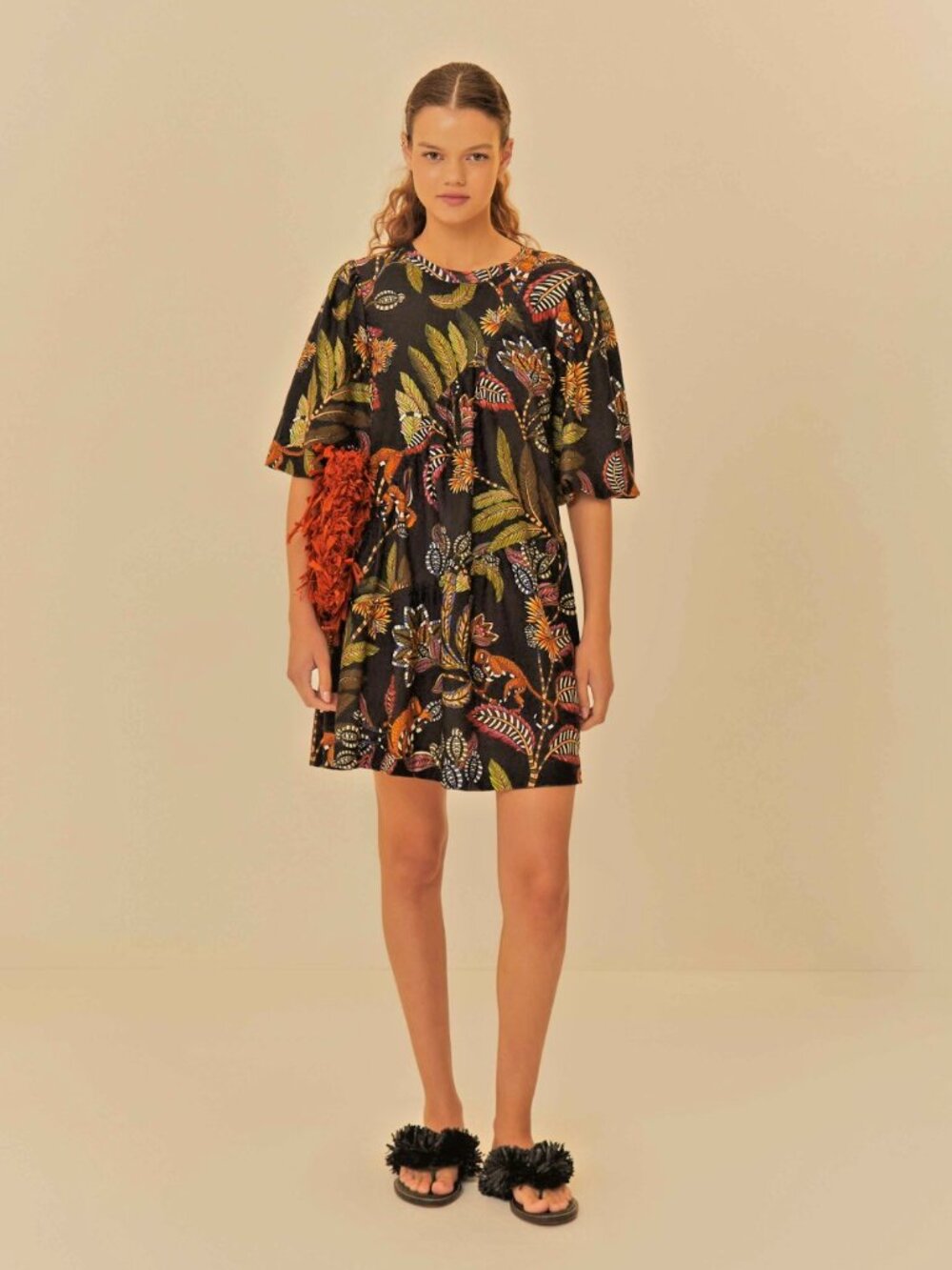NWT FARM RIO DRESS WITH TAGS SIZE LARGE (G IN TAG) PACK5221 4/6 100% COTTON